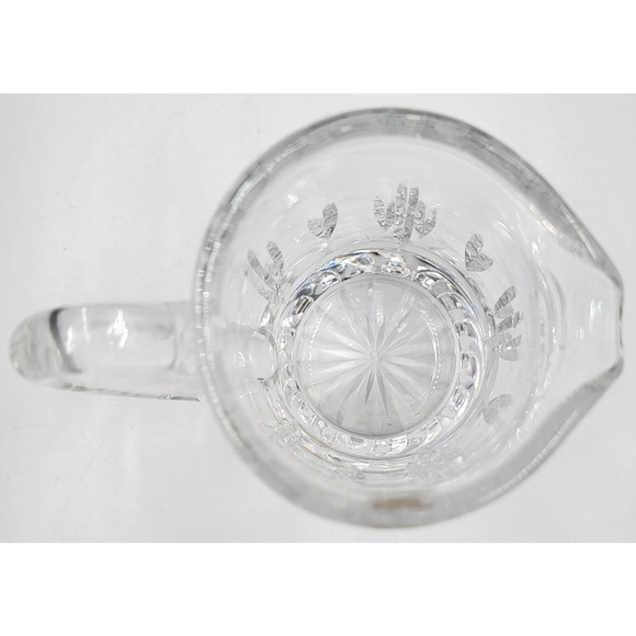 Waterford Crystal Cream & Sugar Set Cut Ireland Heavy Clear Glass Vintage - Picture 9 of 13